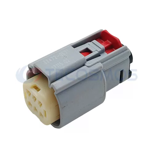 Waterproof Wire Connector Cable Harness Automotive Shell Connector for Buick 6-pin Female 33472-0701 - image 5